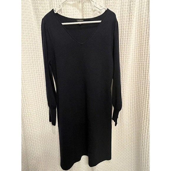 Talbots Size Medium 100% Merino Wool Sweater Dress I7 - Picture 3 of 6